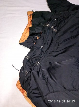 Трекинговая куртка KLEPPER sportwear /с ярко оранжевыми вставками/капюшон в воро. . фото 6