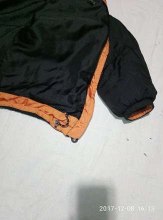 Трекинговая куртка KLEPPER sportwear /с ярко оранжевыми вставками/капюшон в воро. . фото 5