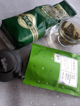 Оригинальные китайские  чаи:
Оригинальный зеленый чай с цинком и селеном. Вес 1. . фото 5
