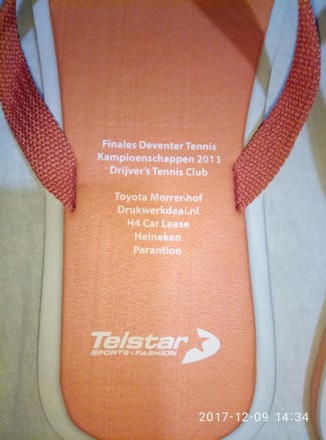 Мужские шлепки Telstar /новые/размер 43/длинна шлепки 28см.. . фото 4