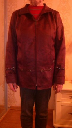 Продам весенний женский пиджак 50р.,материал полиэстер,стояние отличное! Все воп. . фото 3