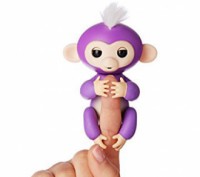 Интерактивная игрушка обезьянка Fingerlings Monkey – ручная, электронная, очень . . фото 3