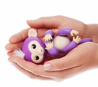 Интерактивная игрушка обезьянка Fingerlings Monkey – ручная, электронная, очень . . фото 6
