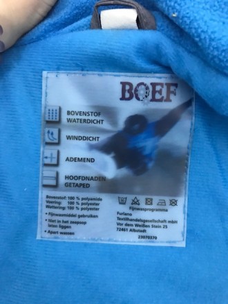 Лыжный,зимний термо-костюм для мальчика BOEF
Размер: 134,140 см
Верхняя ткань:. . фото 6