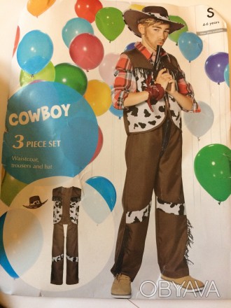 Очень классный и веселый детский карнавальный костюм на мальчика Ковбой.
Костюм. . фото 1