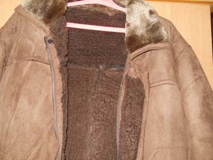 продается мужская дубленка в хорошем состоянии пару раз одета размер 54 - 56 нат. . фото 4