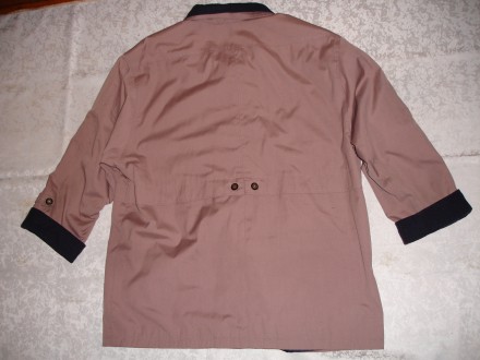 Куртка вітчизняного 52 р. (EU 46), в фіолетових тонах з синім декором коміра та . . фото 3