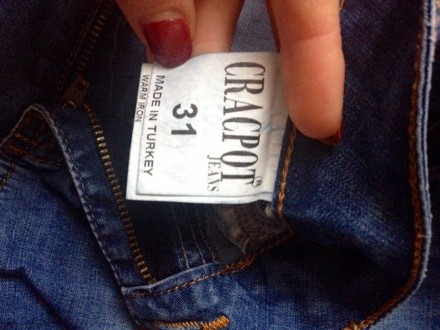 Якісні тонкі джинси,прямі,куплені в REPORTER.. . фото 3