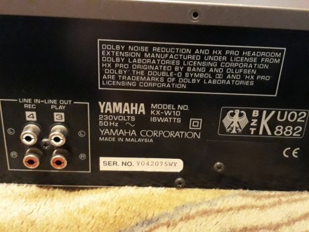 Касетна стерео дека Yamaha KX-W10

Косметичний стан на фото.
Технічний стан -. . фото 8