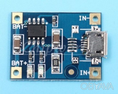 Модуль заряда Li-ion аккумуляторов TP4056 1000мА (микро USB)

Плата содержит к. . фото 1