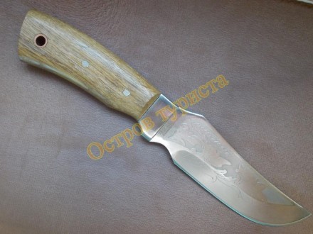 Туристический нож Спутник "Модель-1" - предназначен для разделки туш и снятия шк. . фото 7