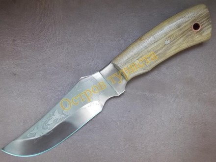 Туристический нож Спутник "Модель-1" - предназначен для разделки туш и снятия шк. . фото 5