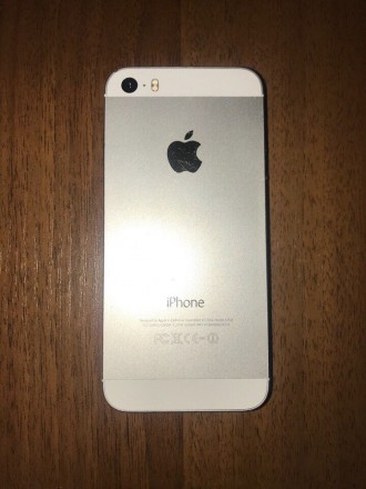 Продаю iPhone 5s original Колір: Silver. Пам’яті: 16gb. В подарок чохол. Захисне. . фото 2