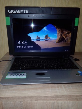 Продам ноутбук Gigabyte Q1585N,в гарному стані,в ремонті не був,працює ідеально,. . фото 2