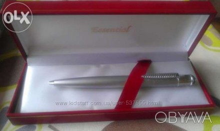 Ручка шариковая "Erich Krause ESSENTIAL CA" серебристая, модель 50275. Оригиналь. . фото 1