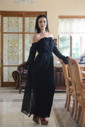 Купить платье в интернет-магазине http://dresskot.com.ua/plate-platya/dlinnoe-ch. . фото 2