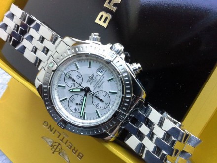 Продам оригинальные мужские часы фирмы Breitling, модель Chronomat Evolution B13. . фото 6
