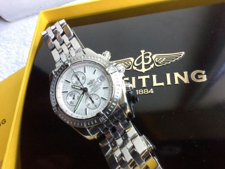 Продам оригинальные мужские часы фирмы Breitling, модель Chronomat Evolution B13. . фото 7