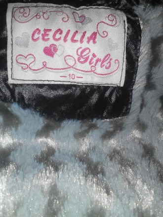 Теплое непромокающее пальтишко(CECILIA girls) Утеплитель-синтепон, подкладка-иск. . фото 4