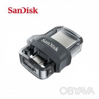 Оригінал SanDisk USB 3.0 
Drive Ultra Dual OTG usb flash SDD3 16 ГБ 32 ГБ флешк. . фото 1