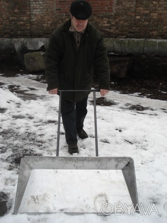 Лопата для снега широкая, двуручная,
ширина - 1 метр. . фото 1