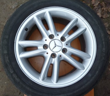 Оригинальные легкосплавные диски Mercedes: радиус 16, ширина 7J, сверловка 5х112. . фото 5