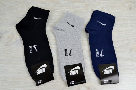 Мужские носки Nike черные,синие,серые

Производитель: Вьетнам 
Материал: Cott. . фото 2