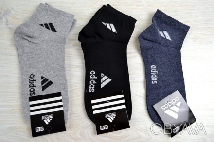 Женские носки Adidas серые,черные,синие

Производитель: Вьетнам 
Материал: Co. . фото 1