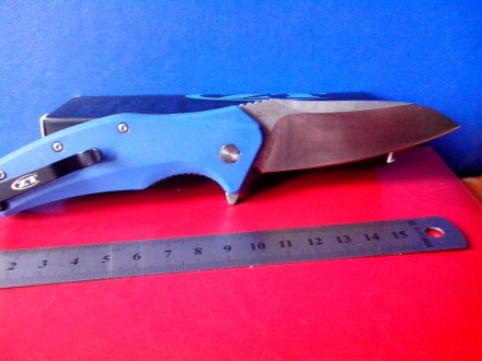 Нож ZT 0770 Replica обладает (как  и оригинал) интересным клинком в форме Modifi. . фото 2