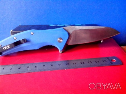 Нож ZT 0770 Replica обладает (как  и оригинал) интересным клинком в форме Modifi. . фото 1