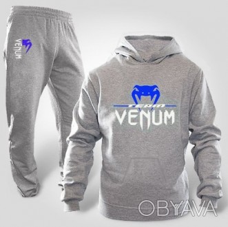 Спортивный костюм VENUM GRAY
Изготовлен из качественного трикотажа. Логотип вып. . фото 1