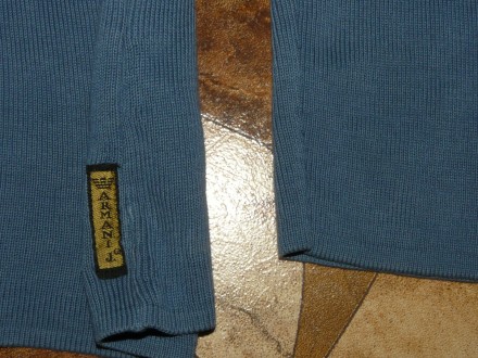 Реглан летний Armani Jeans оригинал Италия size xL/50-52 cветло-синий, 100% хлоп. . фото 4