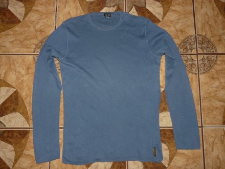 Реглан летний Armani Jeans оригинал Италия size xL/50-52 cветло-синий, 100% хлоп. . фото 2