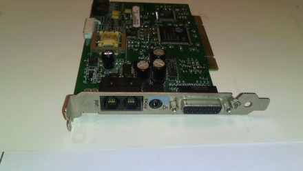 Продам звуковую PCI карту, вернее это модем, но его спокойно можно использовать . . фото 2