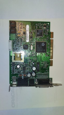 Продам звуковую PCI карту, вернее это модем, но его спокойно можно использовать . . фото 5