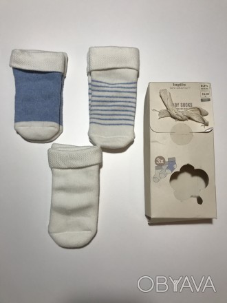Детские носочки немецкого бренда Lupilu серии pure collection, набор состоит из . . фото 1