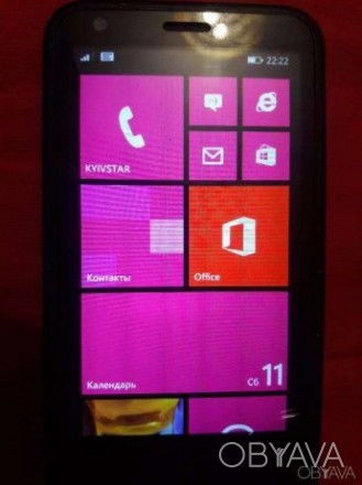 Мобильный телефон Nokia Lumia 620 Телефон, рабочий, но нужна замена стекла на ди. . фото 1