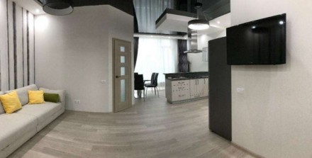 Первая сдача 1 комнатной квартиры 55 кв.м. 21 этаж: кухня-гостиная, отдельная сп. Приморский. фото 7