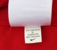 футболка Nike -МЮ , Розмір - L ( висота 63.5 см між пахами 48 см плечі 37см ) По. . фото 6