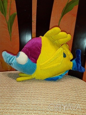 Рыбки из мультфильма Немо - очень красочные и яркие мягкие игрушки. Размер 25 см. . фото 1