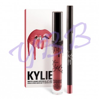  Набор Kylie Cosmetics Lip Kit  от Kylie Cosmetics Тон: KRISTEN

   Kylie Cosm. . фото 2