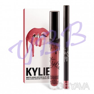 Набор Kylie Cosmetics Lip Kit  от Kylie Cosmetics Тон: KRISTEN

   Kylie Cosm. . фото 1