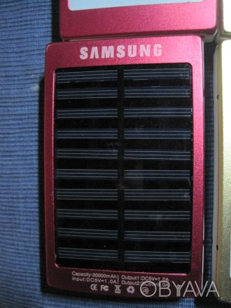 универсальный аккумулятор Power Bank SOLAR 90 000 мАч - с солнечной панелью и LE. . фото 1