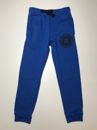 Тёплые флисовые спортивные штаны немецкой фирмы Lupilu, синего цвета. Отличное к. . фото 2