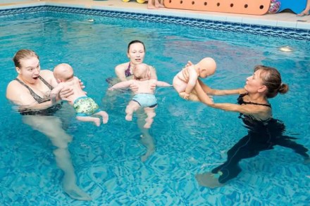 Грудничковое плавание - идеальный вид физической активности для детей с рождения. . фото 3