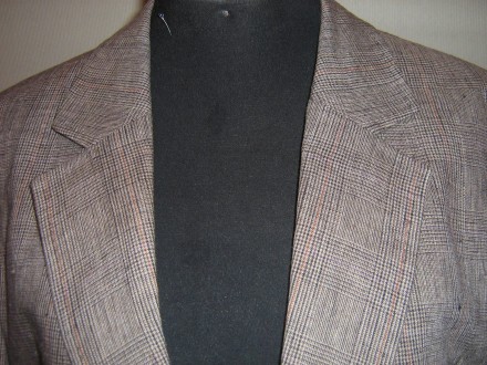 Продам мужской пиджак FRANK EDEN, лен 100%, подкладка полиэстер, длина рукава 65. . фото 7