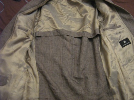 Продам мужской пиджак FRANK EDEN, лен 100%, подкладка полиэстер, длина рукава 65. . фото 6