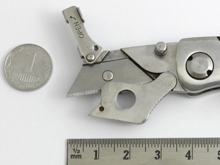 Запасные трапециевидные лезвия для монтажных мини-ножей. Разновидность с отверст. . фото 5