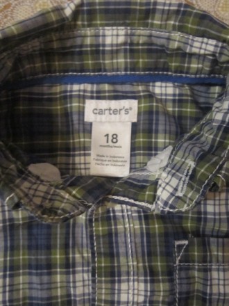 Рубашка-бодик  Carter`s 18 м для мальчика

Размер: 18 м
Состояние на 5

Руб. . фото 3
