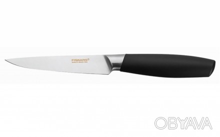 Удобный универсальный нож Fiskars Functional Form среднего размера для чистки ко. . фото 1